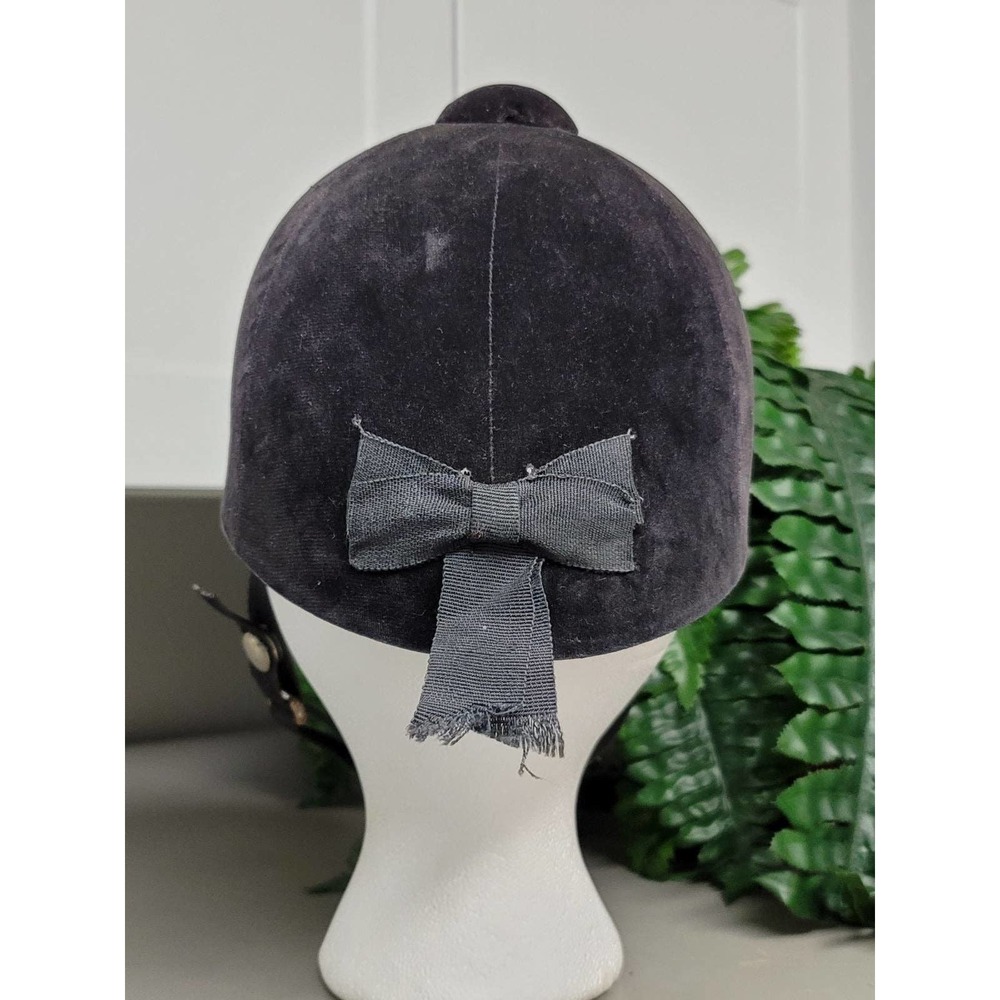 Vtg Charles Owen Equestrian Hat w/Bow - Picture 4 of 8